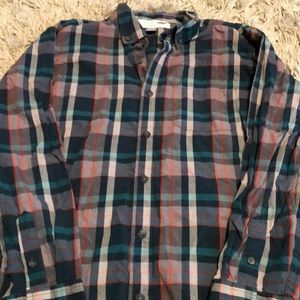 Boys plaid shirt xl 14/16